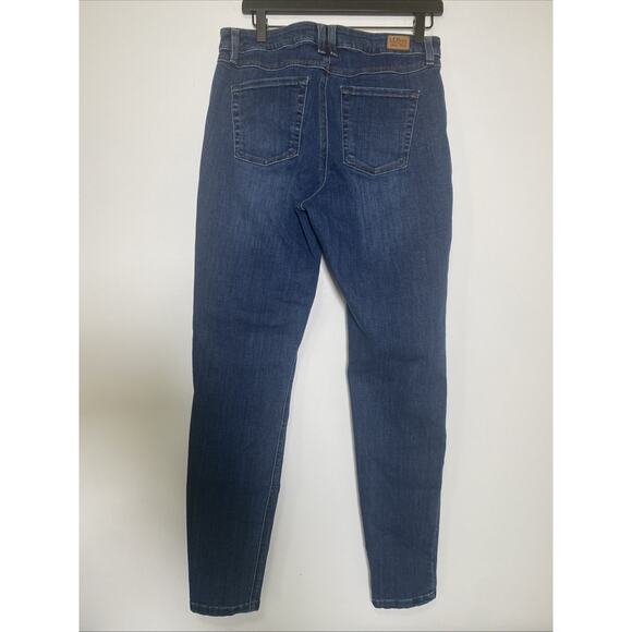 L.L. Bean Beanflex Skinny Leg Favorite Fit Jeans Size 12 M/T - Picture 2 of 5